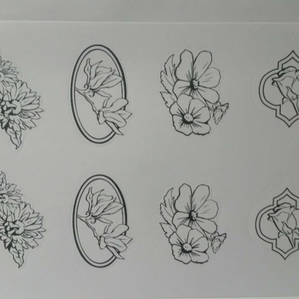Adult Coloring Stationary Set Post Cards Notepads 8 Packs Flowers Animals Shells